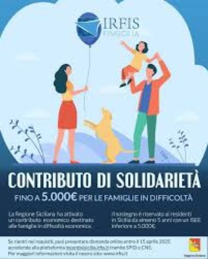 Concessione di un contributo  di solidarietà