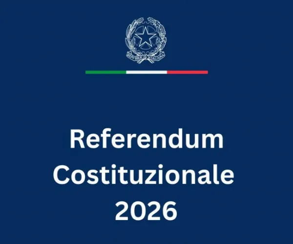 Referendum Costituzionale indetto per i giorni 22 e 23 marzo 2026